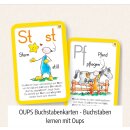 OUPS Buchstabenkarten - Buchstaben lernen mit Oups